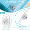 Honoson 8 Pcs Self Adhesive Caster Wheels Appliance Rollers Appliance