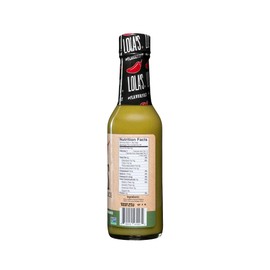 Lola’s Fine Hot Sauce - Green Jalapeño and Serrano | 5 Fl Oz | Family Recipe | All-Natural, Gluten-Free, Keto | Made with Jalapeños, Serrano Peppers and Lime