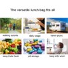 Insulated Lunch Box Bag Picnic Zipper Organizer Lunch Tote Bag