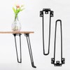 ANTEISI Table Legs，20.4inch Hairpin Table Legs, Folding Hairpin Legs,DIY for