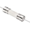 sourcing map Slow Blow Fuse Time Delay Lead Wire Ceramic