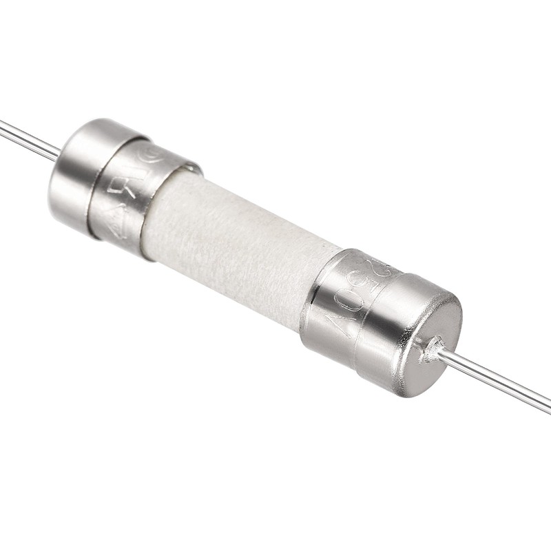 sourcing map Slow Blow Fuse Time Delay Lead Wire Ceramic