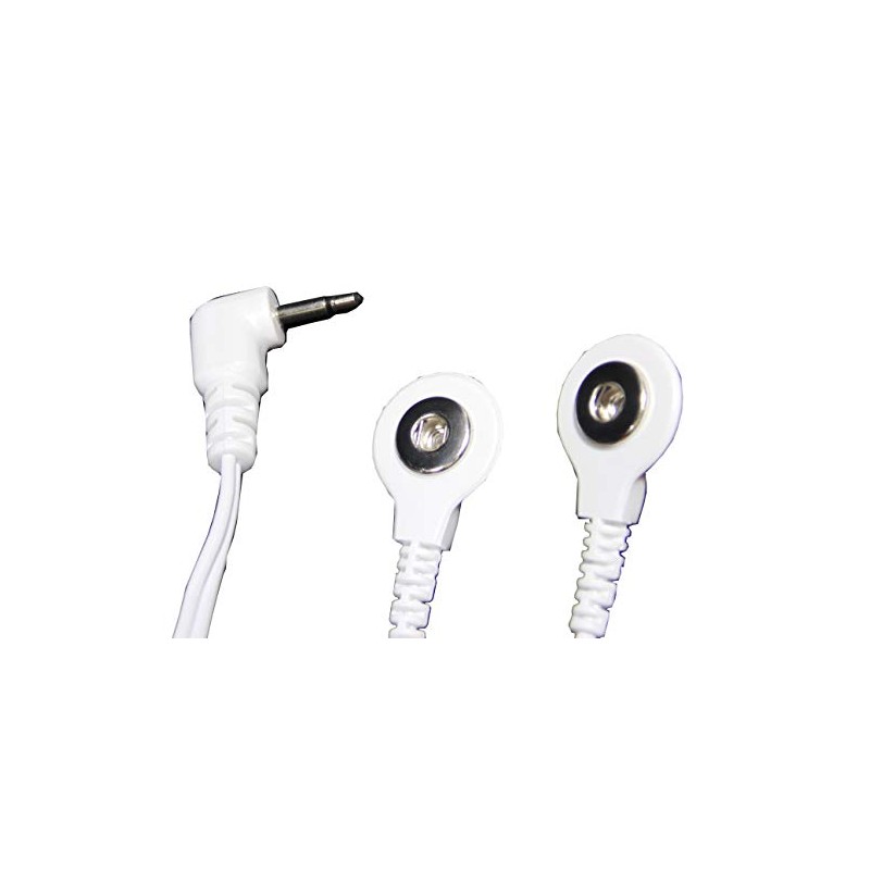 TENS / EMS 3.5 mm electrode cables with snap connection