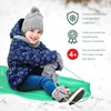 Slippery Racer Downhill Xtreme Flexible Adults and Kids Plastic Toboggan