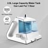 1500W Standing Clothes Steamer with Adjustable Ironing Board, 90 Min