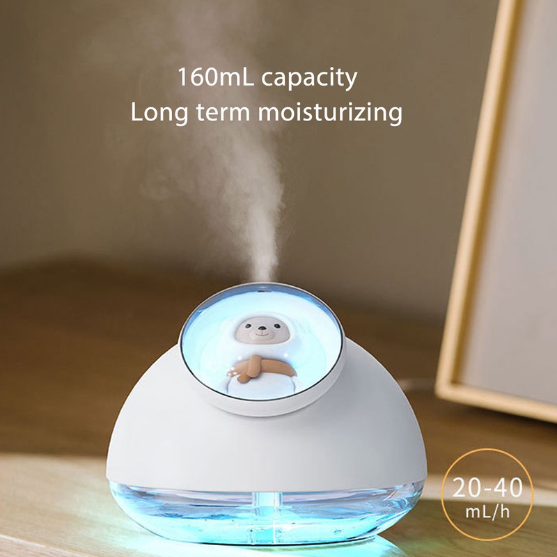 Tabletop Aromatherapy Humidifier Rechargeable Large Capacity Aroma Humidifier for Bedroom