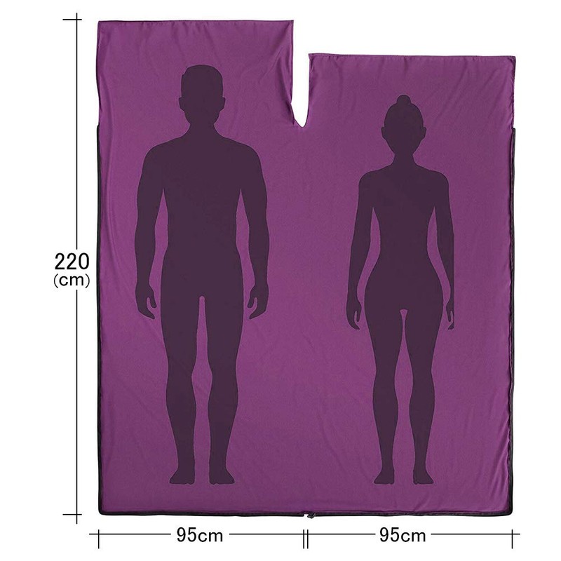 WILLNORN Sleeping Bag Liner,Travel Sheets & Adult Sleep Sack for