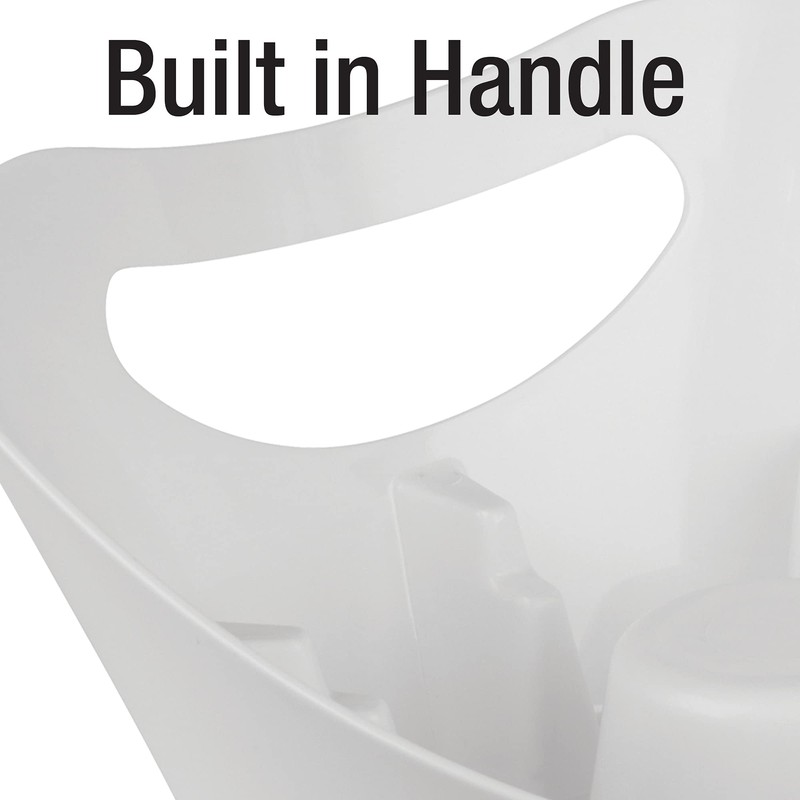 Plumb Craft Universal Plunger Holder Drip Tray, White (1 Pack)