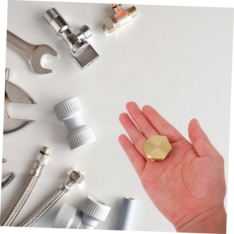 Outanaya 3/4 Garden Hose Brass Stopper Set Garden Hose Cap