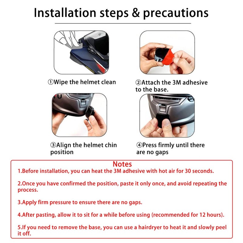 StableNeino Klim Krios PRO Aluminum Chin Mount Kits Customization Universal