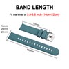 BISONSTRAP Correas de reloj de silicona, correas de reloj delgadas