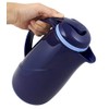 Helios Wave Push Thermos Flask Dark Blue 1 L -