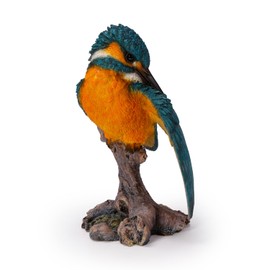 Uvia H22217 Kingfisher Down Wings on Stump Doll Figurine 6.3 x 4.3 x 9.6 inches (16 x 11 x 24.5 cm) Animal