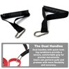 Meteor Resistance Bands Accessories Pack - Includes Dual Exercise Handles