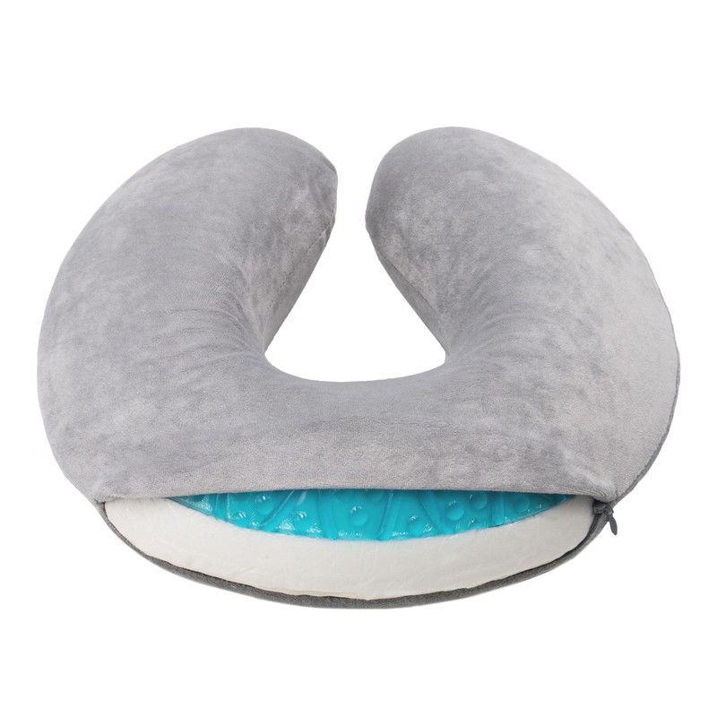 ZOLLNER Rest Set 3-Piece Neck Pillow, Sleeping Mask and Ear