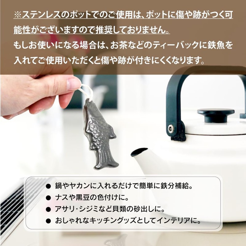 Made in Japan Iwate Prefecture [Iron Fish Teatsakana] Iron Egg,