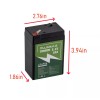 PUJIMAX Lifepo4 Lithium Battery 6V 6Ah 2000+ Cycles Rechargeable Lithium