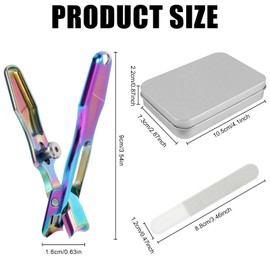 German Nail Clippers for Men, Ultra Sharp Heavy Duty Nail Clippers for Thick Nails with Wide Mouth, Portable Anti Splash Stainless Steel Finger Nail Clippers with Catcher for Women Seniors (Colorful)