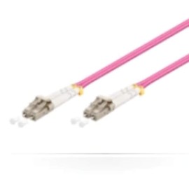 MicroConnect FIB440420P - LC/UPC-LC/UPC 20m 50/125 OM4 - MM Duplex LSZH OD: 2mm, 0.3dB - Erica Violet - Warranty: 25Y