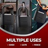 Maudex® PBK40 Weatherproof Padlock - Reliable Protection with 5 Keys,