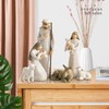 6PCS Resin Figures Fine Workmanship Art Ornaments for Household Office
