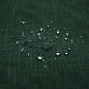 KOUFALL Hunter Green Shower Curtains for Bathroom Decor,Washbale Linen Fabric