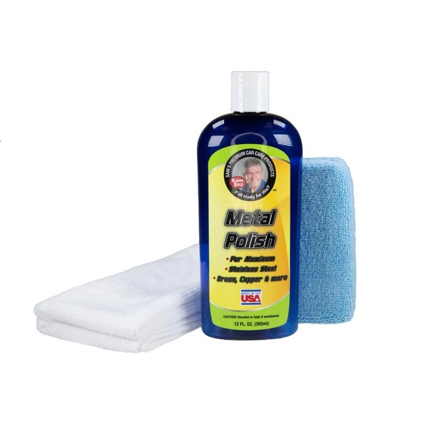 Mr. Sam's Metal Polish Kit w/Applicator and Microfiber Towel