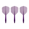 Condor Axe Neon Dart Flights Small Purple (Long)