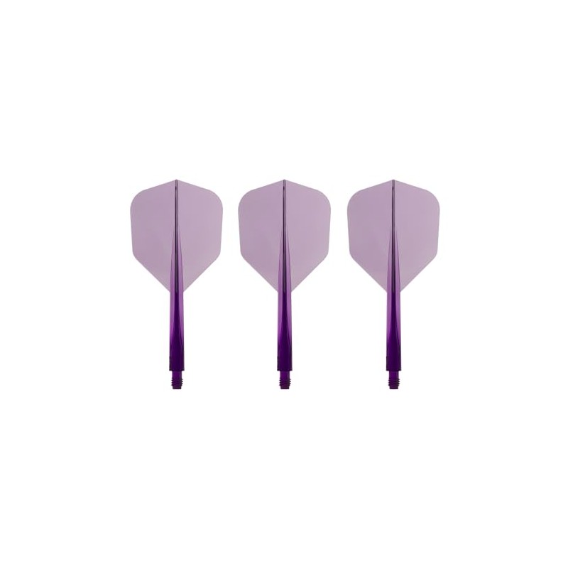 Condor Axe Neon Dart Flights Small Purple (Long)