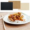 MantraRaj Bamboo Placemats Table Mats Asian Oriental Tableware Wood Dining