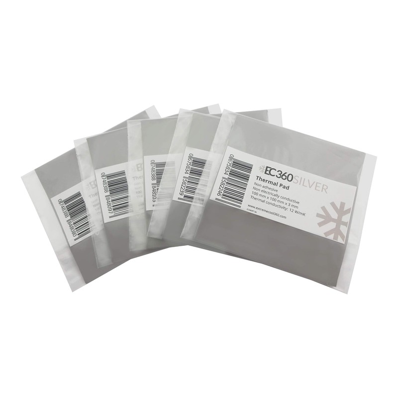 EC360® Silver 12W/mK Thermal Pad (100 x 100 x 1.0