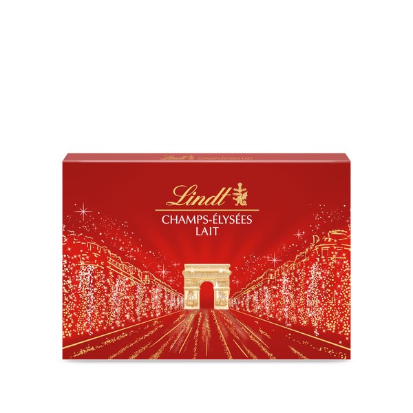 Lindt - Boîte CHAMPS-ÉLYSÉES - Assortiment de Chocolats au Lait, 482 g