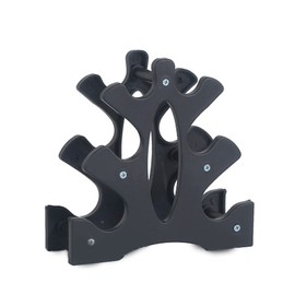 Dumbbell Rack Stand 3 Tier Weight Holder Triangular Weight Rack Anti Loosening Screw Fixation for Home Gym Exercise(9.06 x 8.86 x 3.35inches)