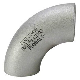Flowbal Butt Weld Fitting SUS Long Elbow 32A B-90E (L)-10S-1" 1/4
