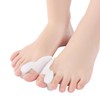 【T TrendMarche】 外反母趾 サポーター 足指サポーター 【 SEBS 簡単着脱 水洗いOK 左右兼用