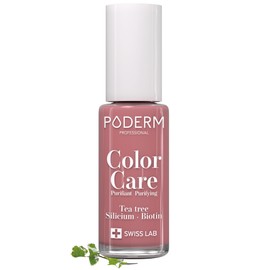 PODERM - FUNGAL NAIL INFECTIONS - Nail varnish TEA TREE - Prevention & Treatment of Nails Yellowed/Damaged by FUNGAL INFECTIONS - TREATS & COLOURS - foot/hand treatment - Swiss Made