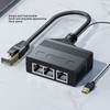 Gigabit Ethernet Splitter 1 in 4 Out 1000Mbps RJ45 Cable