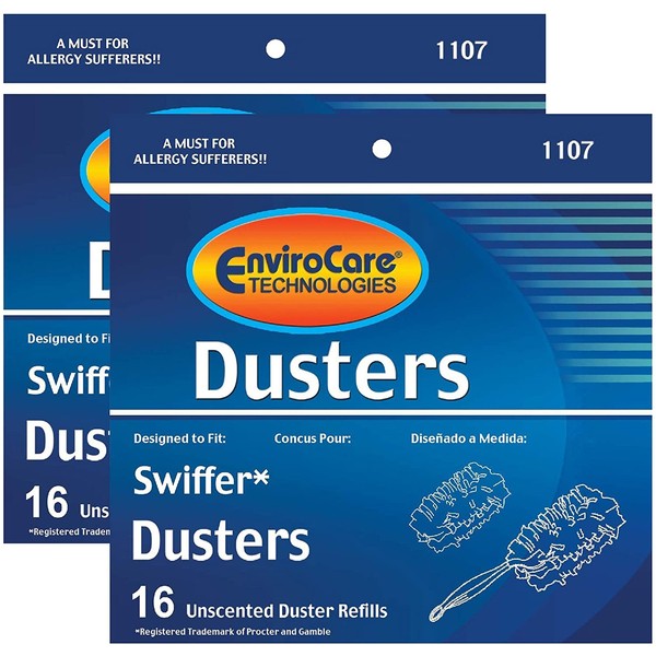 Envirocare Compatible Swiffer Unscented Dusters Refills (32 Pack)