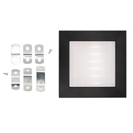 Assorted Offset Mounting Canvas Clips for Picture Framing with Pan-Head Screws Pack of 10 of Each Size