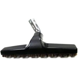 Fitall Generic Floor Brush with Curved Metal Neck 1-1/4 Black