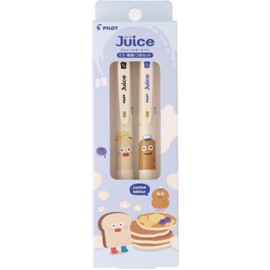 PILOT Gel BP Juice Branch Brother Ballpoint Pen Set of 2 Toast and Peanut 05 B Black Blue LJUEFB252CTPE