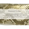 Berkut Thin Gold Dyed Diamond Python Coin Purse, YKK Coin