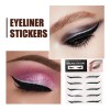 40 Pares Delineador Ojos De Colores Brillo Eyeliner Stickers