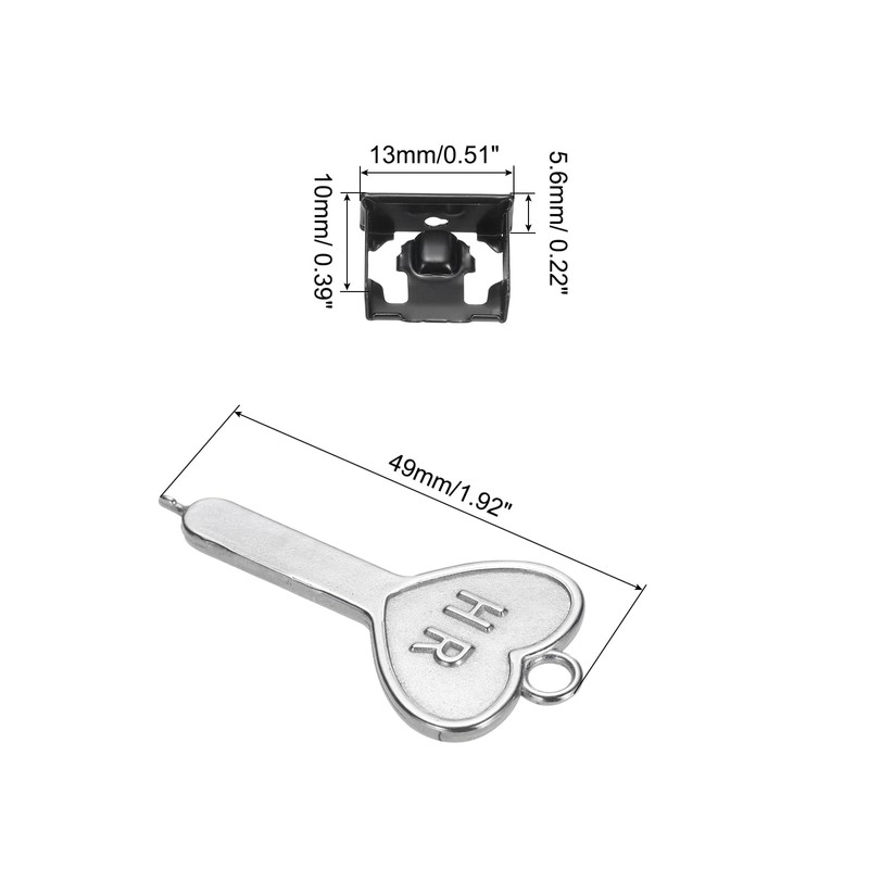 QUARKZMAN Pack of 15 Port Blocker Locking USB Port/Dust Metal