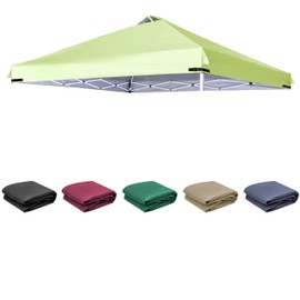 SCOCANOPY Replacement Top with Air Vent and Buckle for 10x10 Canopy Frame, Canopy Cover ONLY, (Fluorescent Green)
