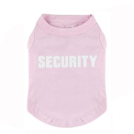 Dog Shirt T-Shirts Puppy Summer Clothing Dog Tank Top Vest Security Sweat Shirt for Small Dog Medium Dog Cat (XS, Pink)