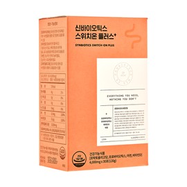 switch on Synbiotics Switch On Plus 4g / 신바이오틱스 스위치온 플러스 4g x 90포 3박스 생유산균 프락토올리고당