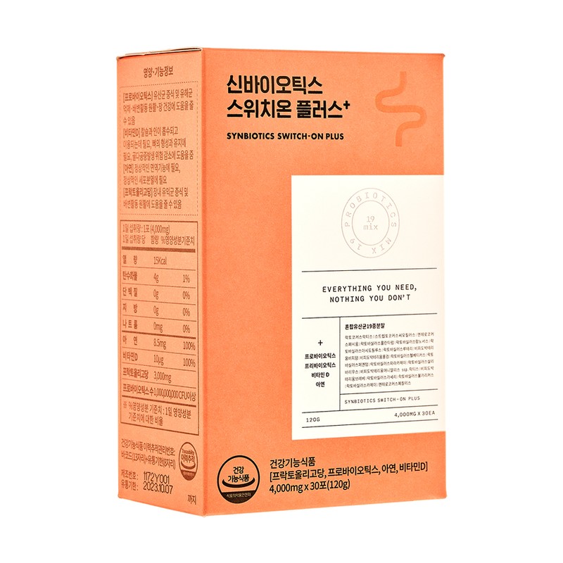 switch on Synbiotics Switch On Plus 4g / 신바이오틱스 스위치온