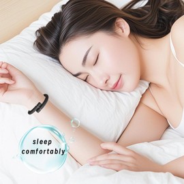 ZukQvrivelig Essential Oil Bracelet with Lemongrass, Bands Adults, Replacement Pack of 6 (2/Pack + Sleep Patch) - Suitable for Children and Adults