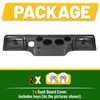 HECASA Dash Board Cover Assembly Compatible with 1982-Up Club Car